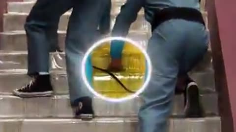 Slippery vs Sticky Stairs