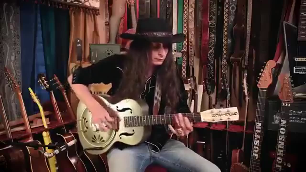 Justin Johnson ~ Cold Shot - SRV - instrumental acoustic version