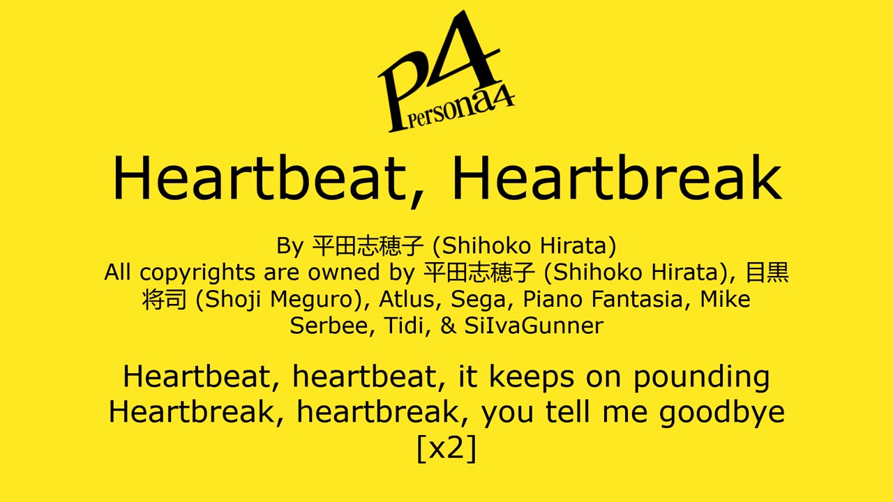 Heartbeat, Heartbreak