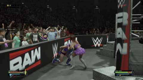 wwe 2k25 254 universe Amelia Marcella VS Amber Hardin