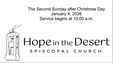 The Second Sunday after Christmas Day January 4, 2026