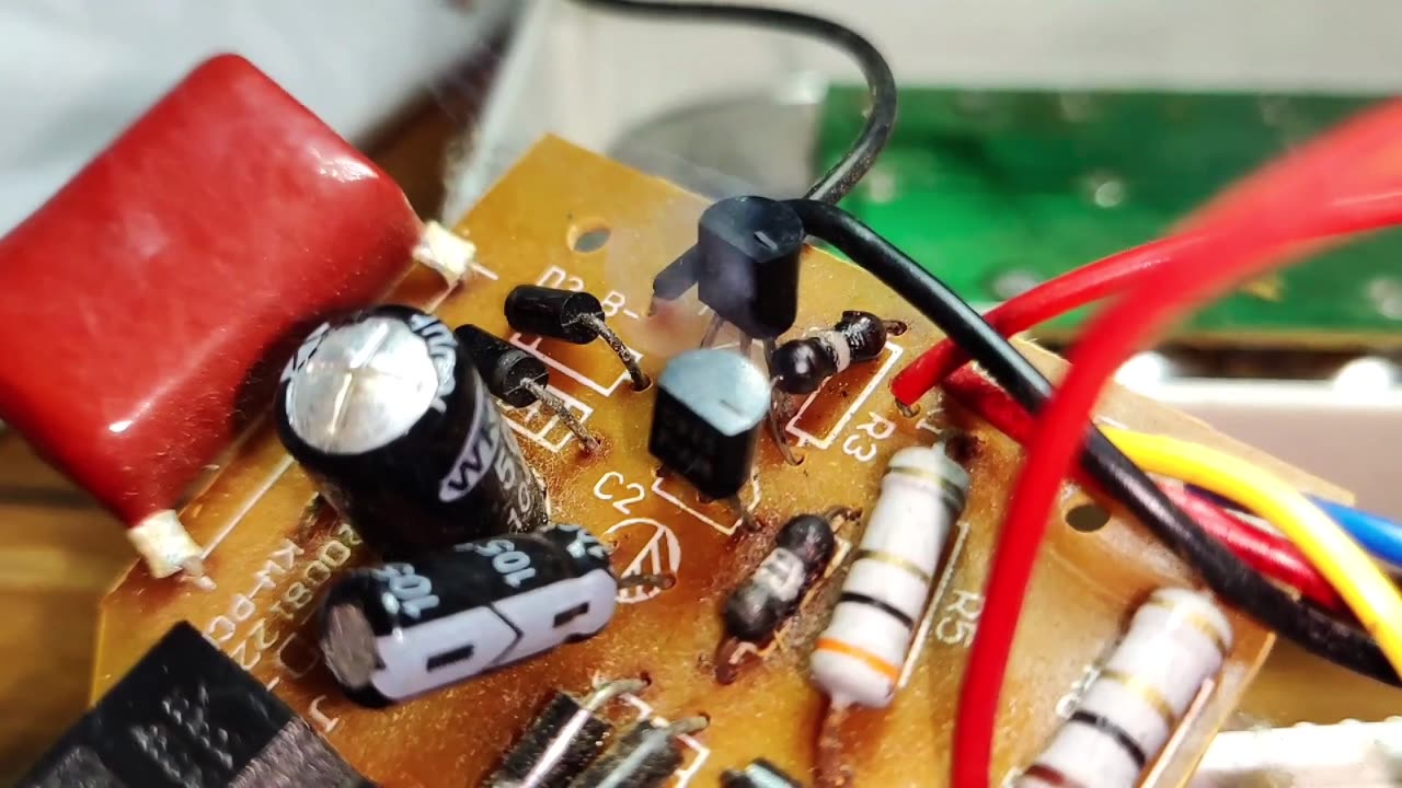 🔥 Close-Up: Electronic Component Catches Fire Unexpectedly!