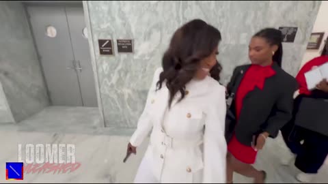 Congresswoman Jasmine Crockett assaults a Loomer Unleashed journalist in the halls of Capitol Hill
