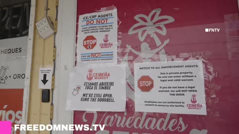 Hispanic-owned businesses in the New Orleans area are now displaying “ICE NOT WELCOME HERE”