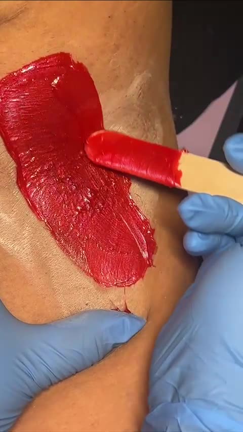 Underarm Waxing Using Sexy Smooth Cherry Desire | @waxedbylys Demo