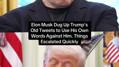 President Trump vs Elonmusk