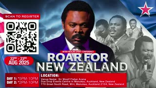 Roar for New Zealand Day 2 with The Bondservant of Christ John 23.08.2025