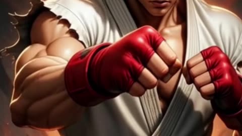 RYU KICKING IT STREETFIGHTER URBAN AI FANTASY
