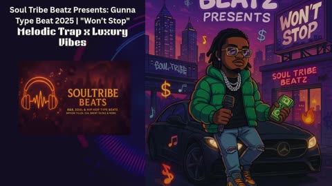 Soul Tribe Beatz Presents: Gunna Type Beat 2025 | "Won’t Stop" Melodic Trap x Luxury Vibes