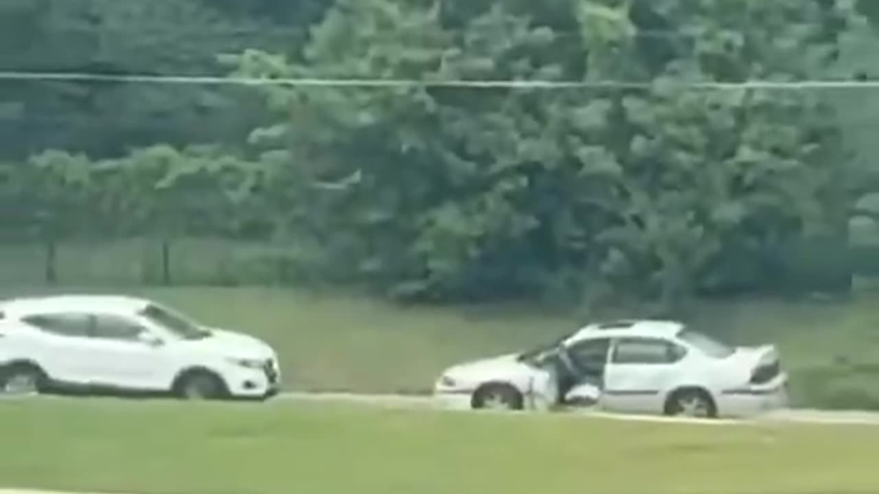 Person hospitalized after shootout.