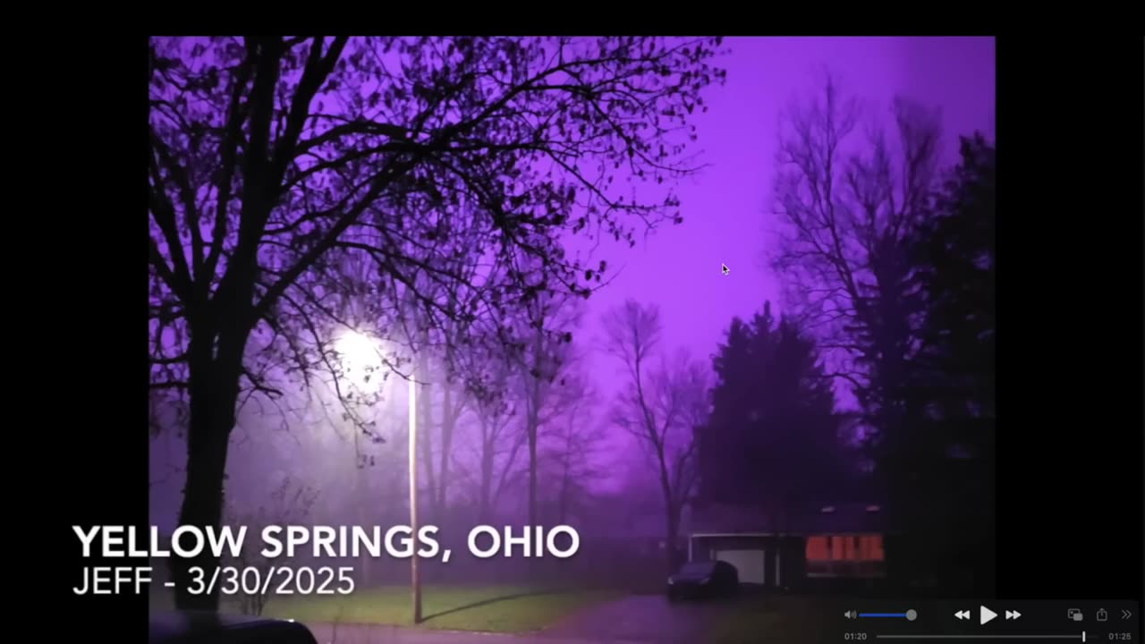 Man couldn't believe what the sky was doing! "Am I Trippin or WHAT?"