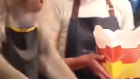 Ape is helping