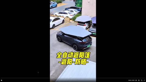 You ever see an automatic car umbrella?