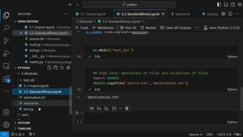 6.2 Standard Library Overview Krish Naik ML