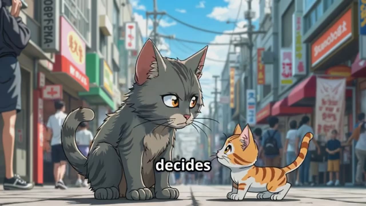 Neko, a kind-hearted kitten who enters a mysterious game full