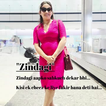 Zindagi aapko sabkuch dekar bhi... Kisi ek cheez ke liye fakir bana deti hai...