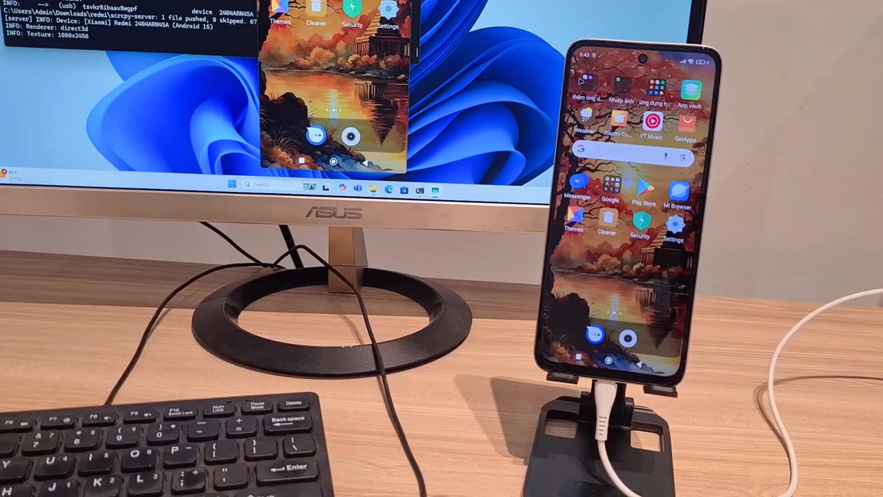 how to control Redmi phone from PC Laptop