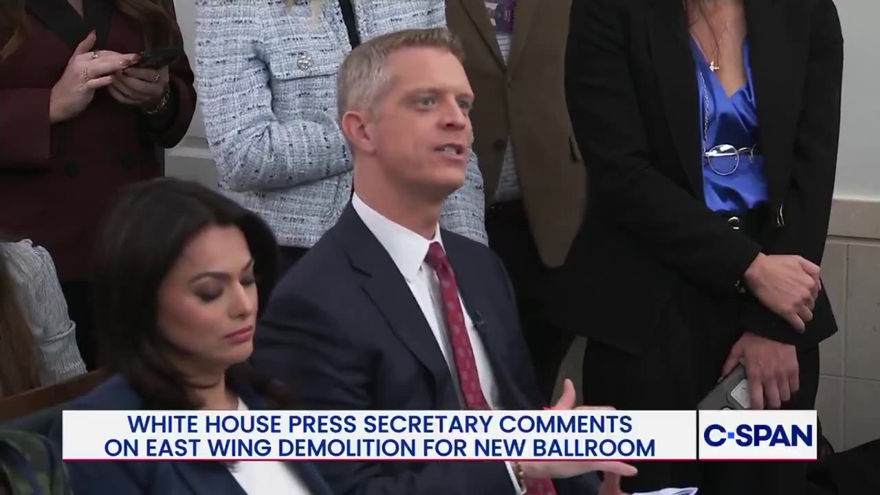 PRESS SEC. ON WH BALLROOM: "Trust the process. This is going to be a magnificent