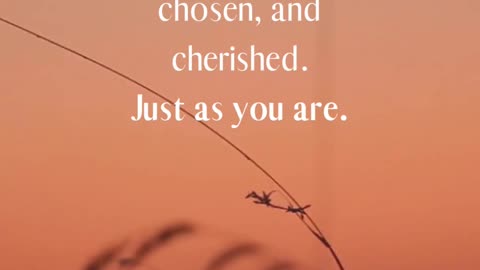 God’s love doesn’t depend on your perfection. He loved you first and loves you always.