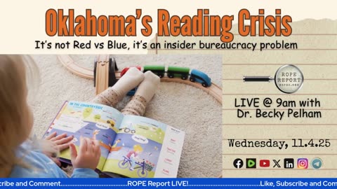Oklahoma's Reading Crisis - It's Not A Red VS Blue Problem
