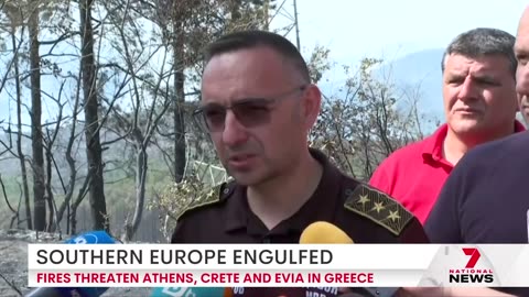 Wildfires rage across southern Europe amid heatwave |sunmax966