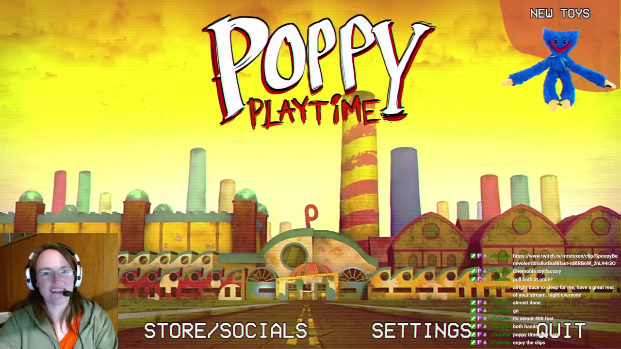 Poppy Playtime First Time Playthrough! Chapters 1 and 2 (Unedited Twitch VOD)