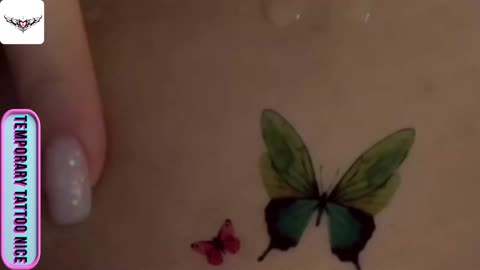 green butterfly tattoo stickers#temporarytattoo #temporarytattoos #temporarytattosticker
