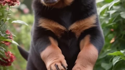 Cutest fight ever! Who's the strongest puppy?