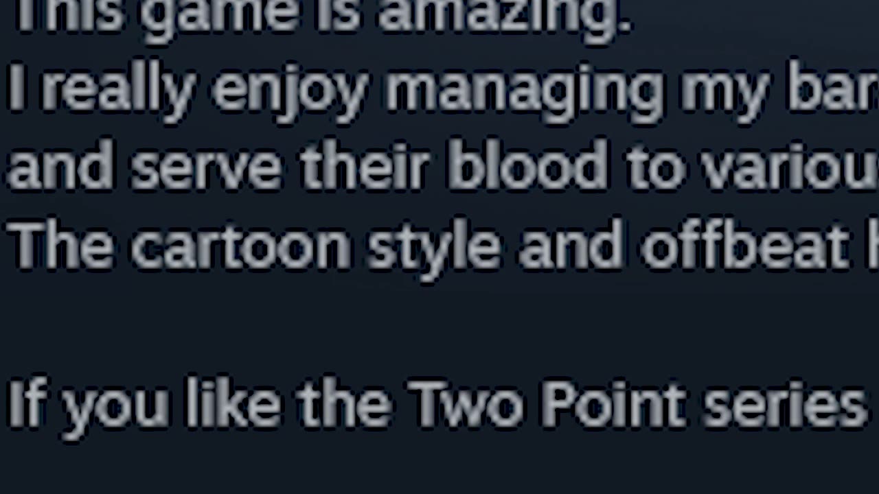 Blood Bar Tycoon Steam Review