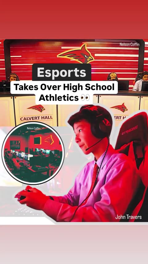 017. Esports Takes Over High School Athletics 🎮Via Nah TT, Stephen Juncaj #shorts