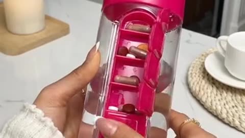 800ML Pill Bottle @ 550/- Random Colours