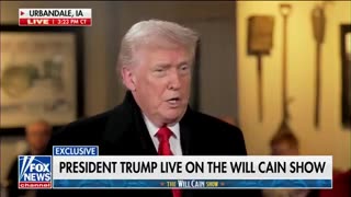 President Trump Full Interview in Iowa - 01.27.2026