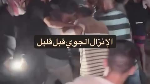 Crazy documentation of the attack on the supplies that the IDF dropped last night in Gaza. You know that in this way, all the rich get richer and the weak starve, right?