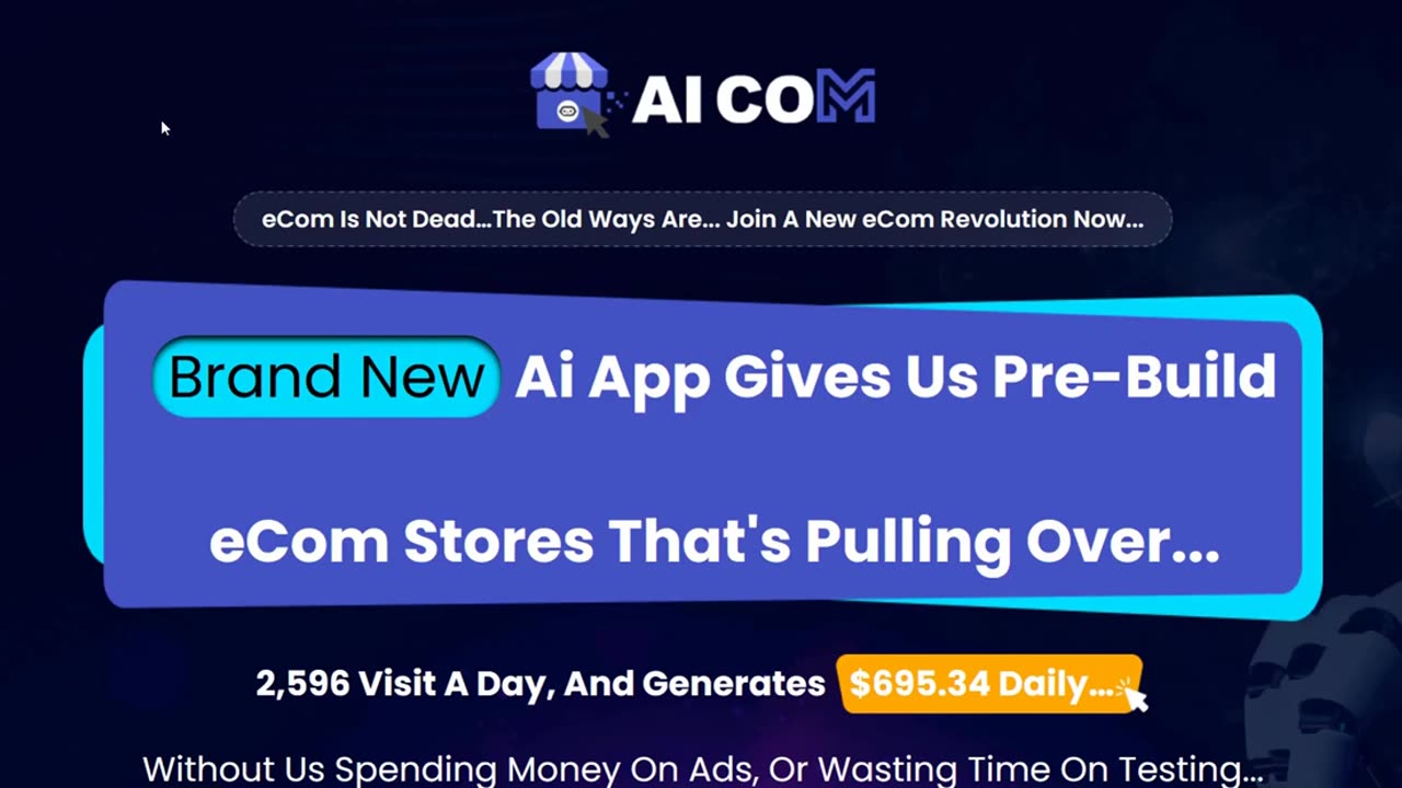 AI COM Review - Legit AI Ecom Sites That Generates Profit Online?