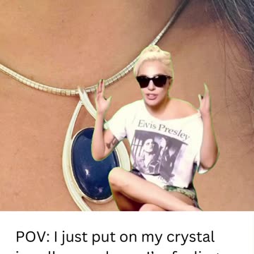 POV Me after putting on my crystal jewellery #jewellerylover #crystalsforbeginners