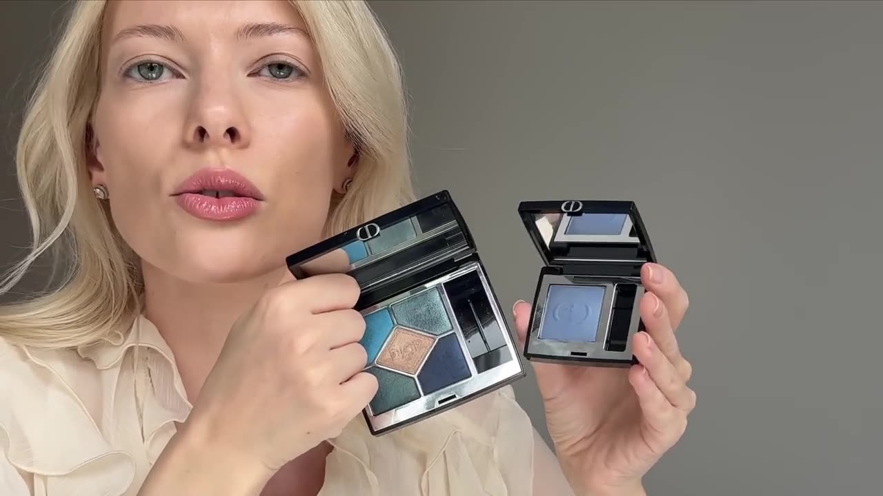 Soft Glam Tutorial - Spring Blue & Pink Smokey Eye P17