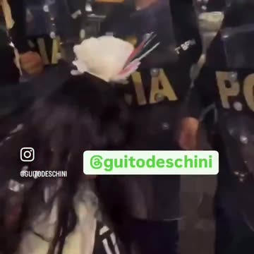 A deputada federal Célia Xakriabá (PSOL-MG), liderou o ato terrorista da organização criminosa Terra Livre