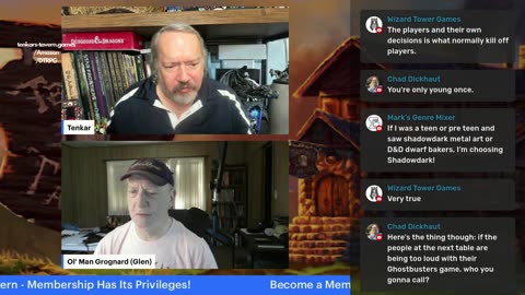 Tavern Chat Live! Today, Thursday June 19th @ 1PM ET