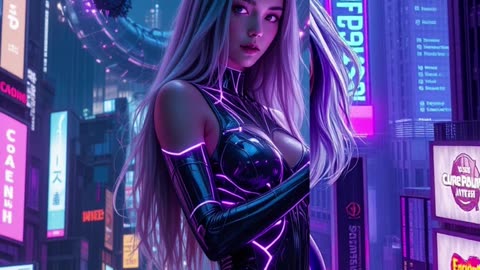 AI Generator Fails: Cyber Punk Chick
