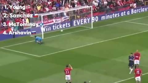Top (10) Banger Goals Between Arsenal & Manchester United