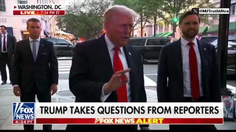 Reporter: Did you sign the Epstein birthday letter?