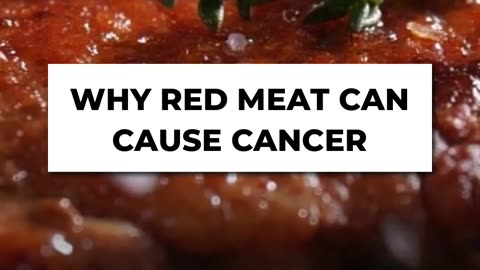 🥩 Why Red Meat Can Cause Cancer? 🧬