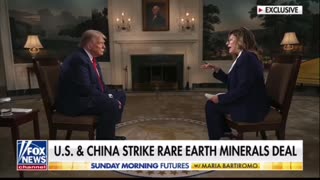 President Trump interview part 1