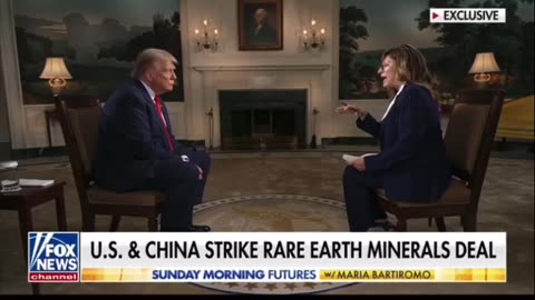 President Trump interview part 1