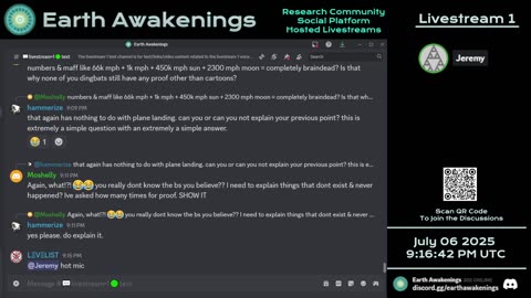 Earth Awakenings - Livestream 1 - #3278