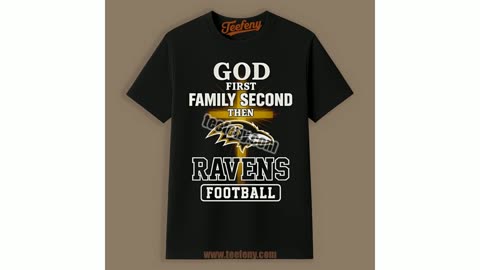 Baltimore Ravens God First Family Second Football Unisex Shirt