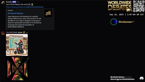 0082 WIDESTREAM - Worldwide Debates - YouTube/Twitch/Rumble