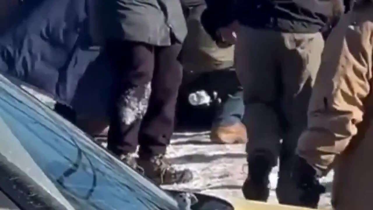 WOW😱This idjet grabbed a flashbang grenade before it went off