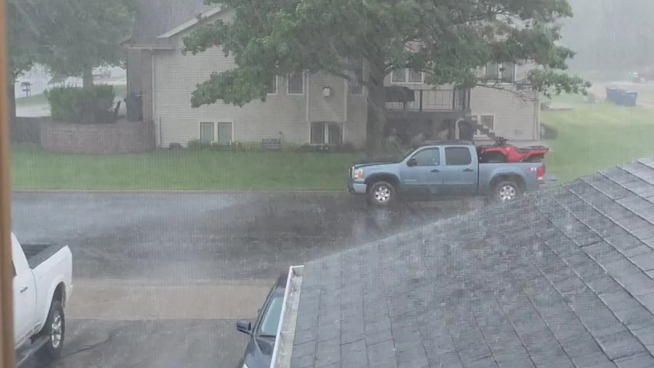 Rain coming in Waves 🌊