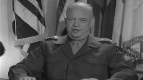 GEN. DWIGHT D. EISENHOWER INTERVIEW - GEN. DWIGHT D. EISENHOWER INTERVIEW - 111-adc-9733